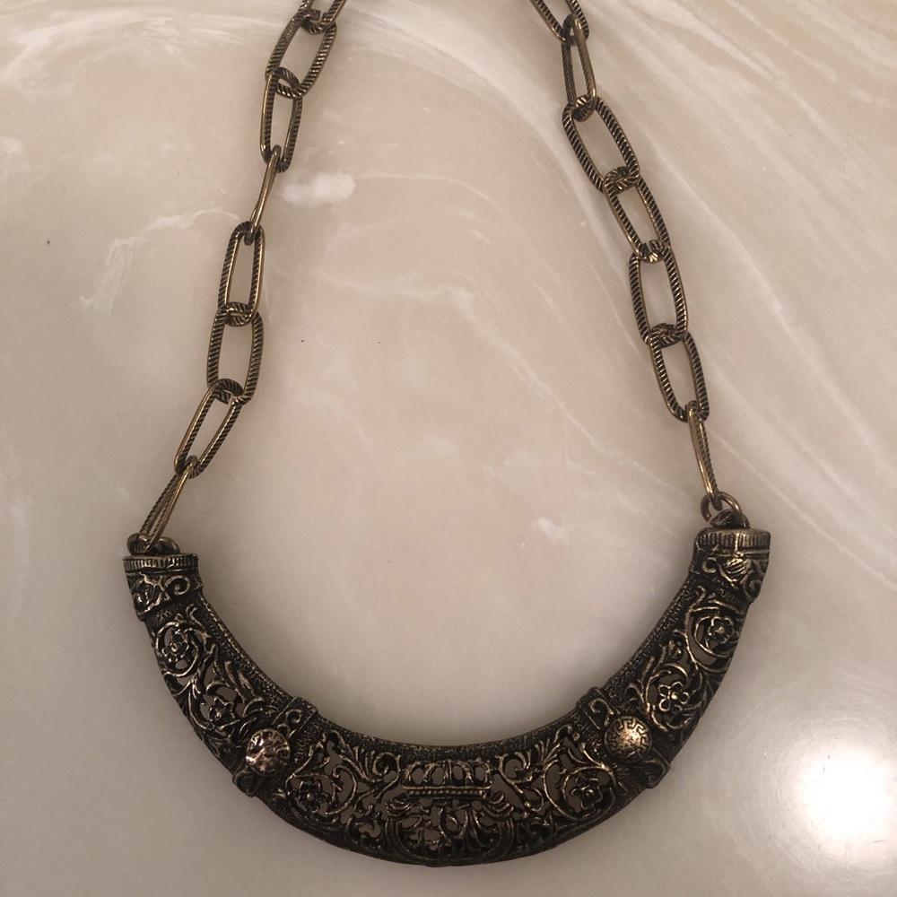 Vanessa Mooney Brass Necklace